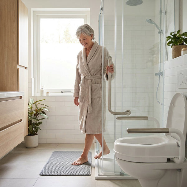 Valpreventie in de badkamer voor ouderen