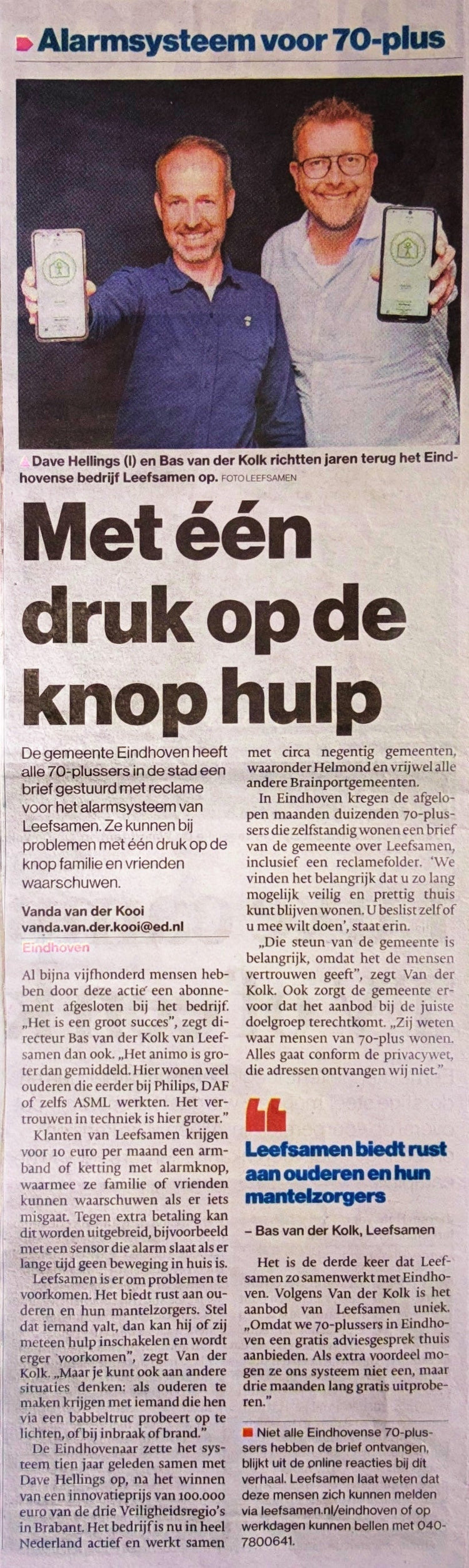 Leefsamen in het nieuws!